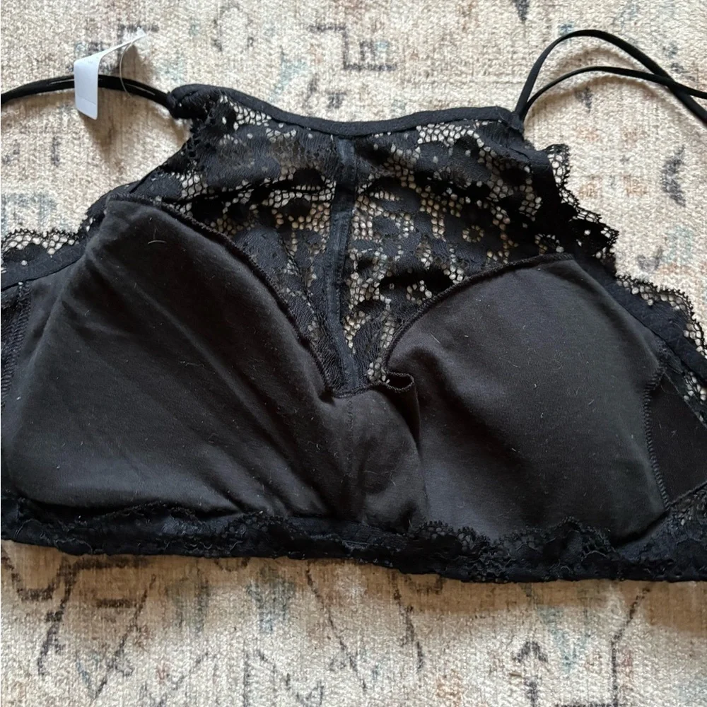 Elegant Black Lace Bralette